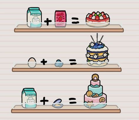 Toca Life Food Recipes, Toca Boca Cake Recipes, Toca Boca Crumpet Recipes, Boca Recipe, Toca Life World Aesthetic Pfp, Cute Iphone Wallpaper Tumblr, Toka Boka, Idee Babyshower, Free House Design