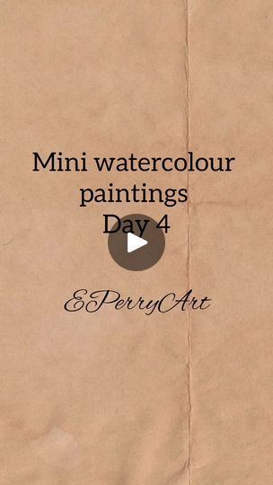 274 reactions · 18 shares | Mini watercolour paintings Day 4 . #watercolor #tinypainting #minipainting #watercolourpainting #painting #miniature #watercolour #dailypainting | Eloise Perry Art | Piano Radiance · Paradise Miniature Watercolor Paintings, Daily Painting, Mini Paintings, Watercolor Techniques, Watercolour Painting, Watercolor Paintings, Miniatures