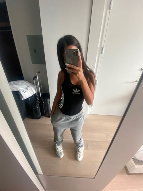 balenciaga track runners and balenciaga bodysuit Balenciaga Bodysuit, Balenciaga Track Outfit, Balenciaga Tracks, Track Outfits, Track Runners, Sweatpants Outfits, Latina Outfits, Soft Life, Archive Fashion