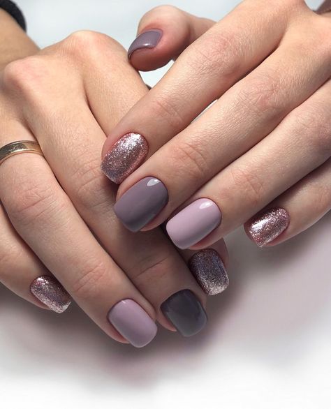 Gel Polish Nail Designs Classy, Dusty Purple Nails, Heather Nails, Hello Nails, Sassy Nails, Lavender Nails, Nude Nail Designs, Gel Nails Diy, Hands Holding