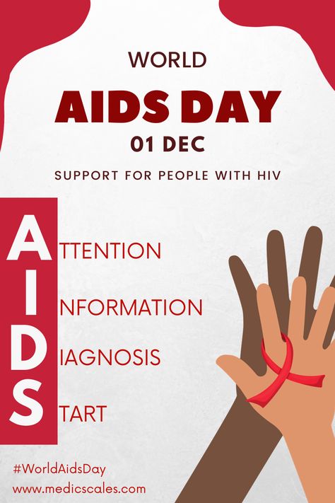 World Aids Day 1 Dec 2023 Hiv Symptoms, People With Hiv, Aids Day, World Aids Day, Hiv Aids, Health Care, Health, Quick Saves