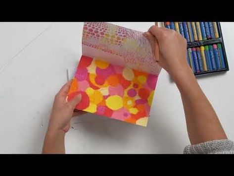 Oil Pastel Transfer Monoprinting | Zart - YouTube Oil Pastel Transfer, Elements Of Shape, Art Teacher Resources, Art And Craft Materials, Art Elements, Fun Arts And Crafts, Yayoi Kusama, Art Lesson Plans, Home Learning