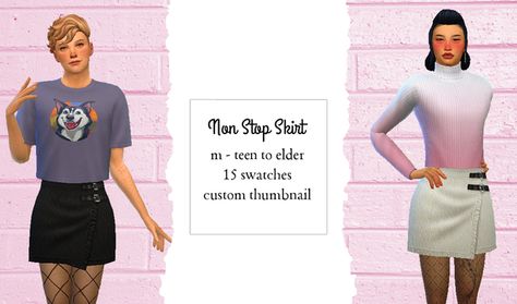 Non Stop Skirt Male Ver | NekoChan-Simmer on Patreon Male Skirt, Maxis Match Cc, Fabulous Clothes, Sims 4 Cas, Sims 4 Clothing, The Sims4, Maxis Match, Sims 4 Mods, Cute Skirts