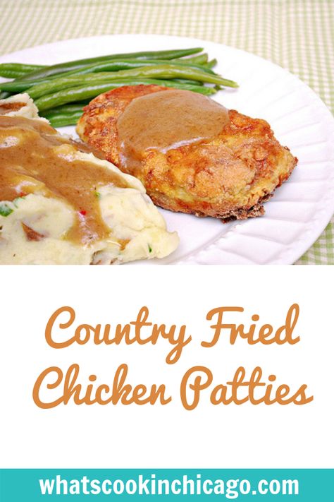 Country Fried Chicken Patties #fried #chicken #recipes Chicken Fried Hamburger Patties, Homemade Breaded Chicken Patties, Frozen Chicken Patties Recipes, Recipes Using Frozen Chicken Patties, Fried Chicken Patties Recipes, Frozen Chicken Patty Recipes, Breaded Chicken Patty Recipes Frozen, Frozen Chicken Patties Recipes Ideas, Chicken Patty Recipes Frozen