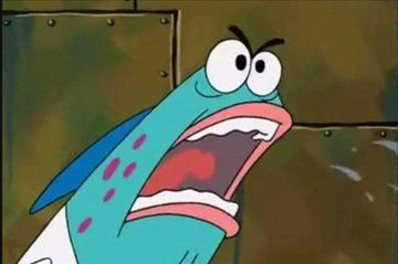 Spongebob Screaming, Fish From Spongebob, Mocking Spongebob, Spongebob Background, Scream Meme, Surfer Guys, Spongebob Drawings, Background Characters, Sketchbook Cover