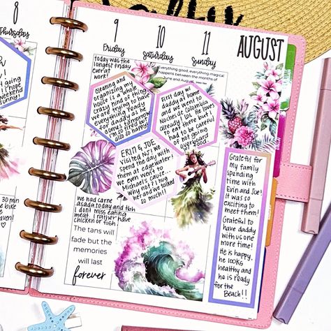 🌟✨ After the pen from two weeks ago! ✨🌟 I had so much fun creating this spread with the amazing stickers from @live.love.posh and @mojo_jojoplans in my @kellofaplan vertical planner! 📝💖 I loved it even more as an after the pen! One of the highlights of my week was meeting my planner bestie @planninglifewitherin and her husband! It was such a joy to connect in person! 🤗🌈 How’s your summer going? ☀️ What amazing things have you done so far? Share your adventures below! 👇💬 #plannercommunity #... Happy Planner Ideas Inspiration, Live Love Posh, Happy Planner Ideas, Planner Spread Inspiration, My Planner, Vertical Planner, Planner Spread, Plan Ideas, Everything Is Awesome