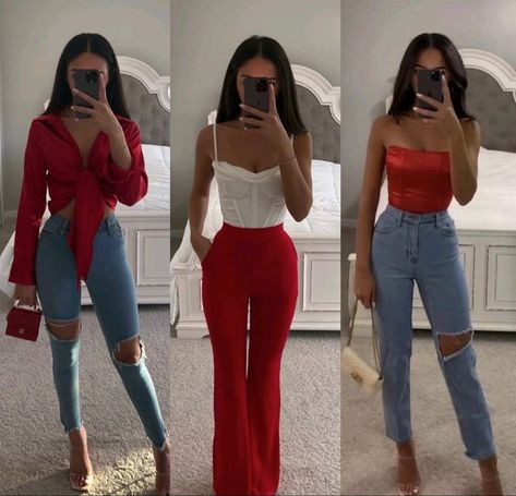 Valentines Fit Ideas, Warm Valentines Outfit, Cute Vday Outfits, Valentine's Outfits For Women, Christmas Club Outfit, Valentines Dinner Outfits For Women, Valentine’s Outfit Women, Valentine Outfits For Women Dates Baddie, Red And White Outfit Classy