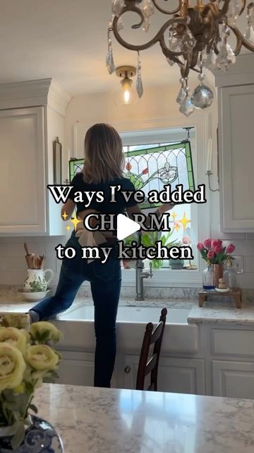 Elisa on Instagram: "✨Ways I’ve added Charm to my kitchen ✨

This was a fun reel to make 🥰 There’s still so much I want to do but I’m enjoying the process and learning as I go 🤍 

Happy Wednesday, friends!" Decorate House, Airbnb Ideas, Wednesday Friends, Red Bird, Kitchen Inspo, Happy Wednesday, My Kitchen, House Inspo, Happy Sunday