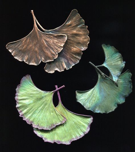 Ginkgo Design, Diamond Tops, Ginkgo Tree, Gingko Leaves, Ginkgo Leaf, Watercolor Trees, Leaf Jewelry, Rich Green, Tree Leaves