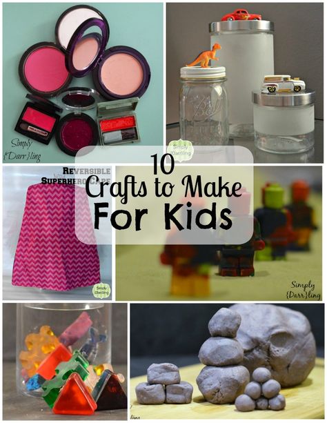 10 Crafts To Make For Kids Different Crafts, Crafts For Kids To Make, Everyday Activities, Fun Activities, Crafts To Make, For Kids, 10 Things, Christmas