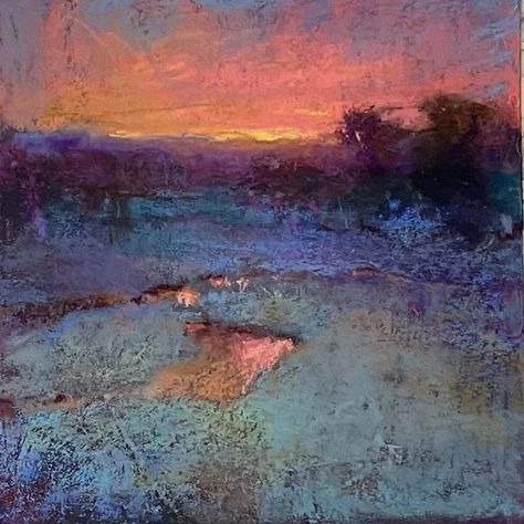 Moy Mackay, Chalk Pastel Art, Soft Pastel Art, Contemporary Landscape Painting, Last Moment, Pastel Landscape, Dawn And Dusk, Abstract Landscapes, Chalk Pastels