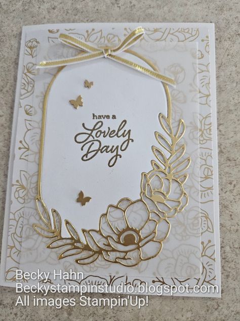 Gold Soiree Stampin Up Cards, Su Forever Love Dsp, Stampinup Lifetime Of Love, Su Lifetime Of Love, Stampin Up Gold Foiled Flowers Cards, Su Lifetime Of Love Cards, Wedding Stampin Up Cards, Forever Love Stampin Up Cards, Most Adored Stampin Up Cards