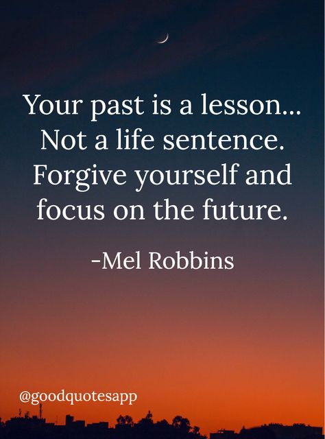 Past Quotes, Deep Questions To Ask, Quotes App, Forgive Yourself, Reels Ideas, Mel Robbins, Deep Questions, Life Sentence, Personal Quotes