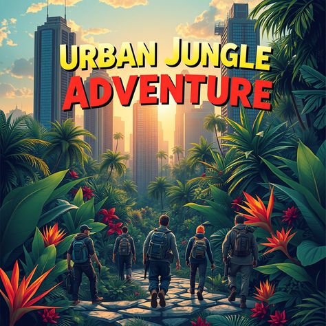 Urban Jungle Adventure

#UrbanJungleAdventure #CityMeetsNature #Exploration #art #poster Jungle Flyer, Jungle Theme Poster, The Jungle Book Poster, Jumanji Welcome To The Jungle Poster, Jungle Book Movie Poster, Jungle Poster, Exploration Art, Theme Poster, Jungle Adventure