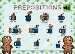 Boom Cards - Gingerbread Man and Cocoa Prepositions Positional Words, Spatial Concepts, From The Pond, 3 Picture, Come Soon, English Language Arts, Boom Cards, Student Reading, Free Learning