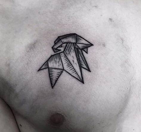 Recently got this origami goat Im super happy with it! Geometric Goat Tattoo, Origami Goat, Goat Tattoo, Underarm Tattoo, It Tattoo, Science Tattoo, R Tattoo, Tattoo Project, Dainty Tattoos