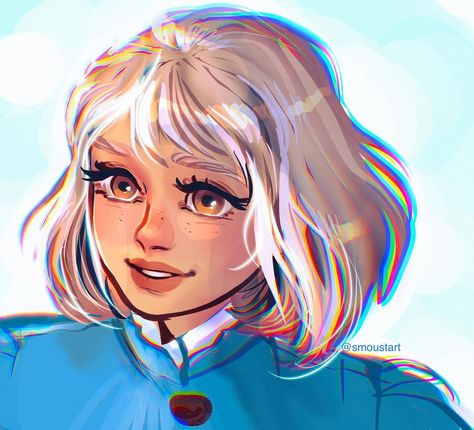 Sarah Moustafa on Instagram: “Sophie ☀️ what’s your favorite ghibli movie? #howlsmovingcastle #hmc #ghibli #studioghibli #sophie #howl #procreate” Sophie Hatter, Studio Ghibli Art, Ghibli Movies, Ghibli Art, Howls Moving Castle, Drawing Reference Poses, Animated Movies, Studio Ghibli, Art Inspo