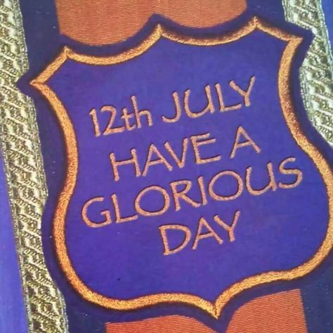 12th July Flag Of Northern Ireland, Belfast Murals, Orange Order, Glasgow Rangers Football, 12th July, Ireland History, Prince Of Orange, Glasgow Rangers Fc, Glasgow Rangers