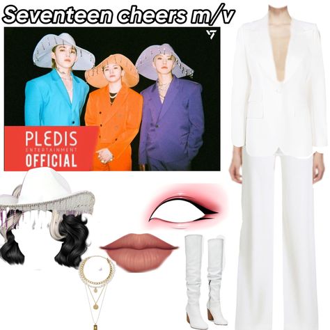 Seventeen cheers m/v (2/4) Seventeen Stage Outfits, Cheers Seventeen, Idol Outfit, Pledis Entertainment, Stage Outfits, K Pop, Seventeen, Outfit Inspirations, Quick Saves