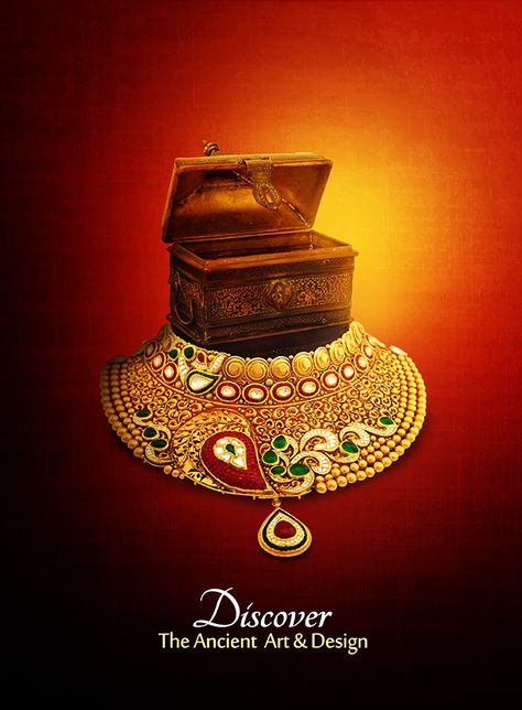 Dhanteras Creative Ads For Jewellery, Diwali Jewellery Poster, Jewellery Diwali Ads, Ram Navmi Jewellery Ads, Gudi Padwa Jewellery Ads, Jewellery Ads, Jewelry Poster, Necklace Set Indian Bridal Jewelry, Jewelry Banner