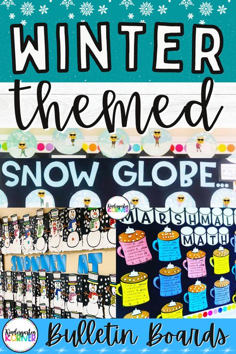 Prek Winter Bulletin Board Ideas, January Bulletin Board For Preschoolers, Winter Bulletin Boards For Elementary, Winter Bulletin Boards For Preschool, Winter Themed Bulletin Boards, Bulletin Boards For Kindergarten, Bulletin Boards For Preschool, Themed Bulletin Boards, Printable Bulletin Board Letters