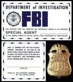 Supernatural Fbi Badge, Diy Fbi Badge, Fbi Badge Template, Fbi Agent Badge, Fbi Agent Id Card, Fbi Id Card, Fbi Agent Costume, Detective Files, Fbi Badge