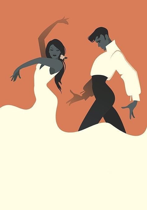 Spanish Illustration, Danza Latina, Dancing Drawing, Dancer Art, Spanish Flamenco, Dancer Painting, Spanish Dancer, Dancing Drawings, Art Deco Illustration