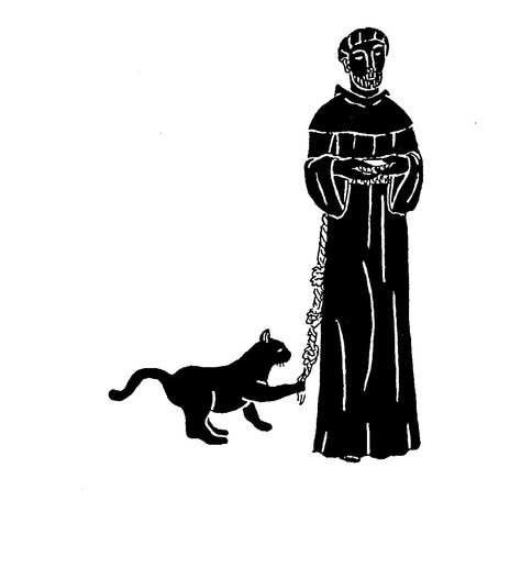 Patron Saint Of Cats, St Francis Assisi, Patron Saint Of Animals, Worship Art, Cat Obsession, Saint Francis, Black Cat Art, Farm Art, Francis Of Assisi