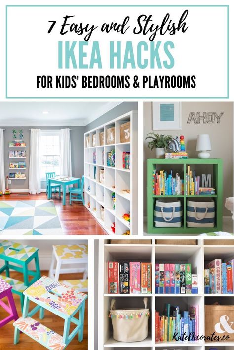 These are the best ikea hacks for kids rooms! Love them! Toddler Bedroom Ikea, Easy Ikea Hacks, Kids Playroom Ideas Diy, Ikea Hack Bedroom, Ikea Hack Kids, Kids Playrooms, Ikea Playroom, Kids Bedroom Organization, Ikea Kids Room