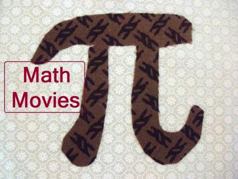 Choose from among this list of math movies to celebrate Pi Day this March 14. Pi Activities, Math Movies, Math Geek, Free Classes, Hidden Figures, Secondary Math, 7th Grade Math, 8th Grade Math, Math Projects