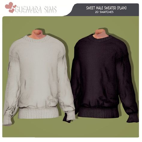 Sweet Male Sweater set (Public now!) | Patreon Sims 4 Male Puffer Jacket, Sims 4 Male Sweater, Oversized Sweater Men, Male Sweater, Sims 4 Male, Sims 4 Men Clothing, Boys Winter Clothes, Masculine Clothing, Sims 4 Male Clothes