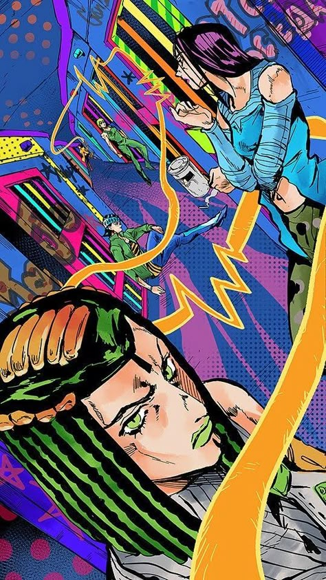 Jjba Manga Wallpaper, Part 6 Jojo, Jojo Part 6, The Best Anime, Jojo's Adventure, Iconic Looks, Stone Ocean, Iconic Art, Jojo Parts