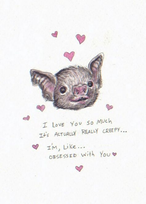 Aww Bat Valentine, Cute Valentines, Vampire Bat, Love Someone, Handy Dandy, Creepy Cute, Picture Tattoos, Bat, Valentines