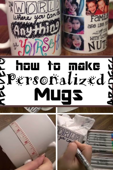 DIY Personalized Mugs: Spice up the Plain White Mug - http://www.thebudgetdiet.com/diy-personalized-mugs-spice-up-the-plain-white-mug?utm_content=snap_default&utm_medium=social&utm_source=Pinterest.com&utm_campaign=snap Writing On Mugs, Diy Sharpie Mug, Plain White Mugs, Plain Mugs, Sharpie Permanent Markers, Sharpie Crafts, Sharpie Mug, Diy Sharpie, Mug Crafts