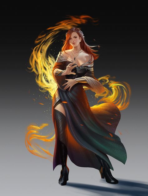 Female Mythology, Wizard Portrait, Heroic Fantasy, Ange Demon, Dungeons And Dragons Characters, Fantasy Warrior, Arte Fantasy, Fantasy Inspiration, Female Character Design