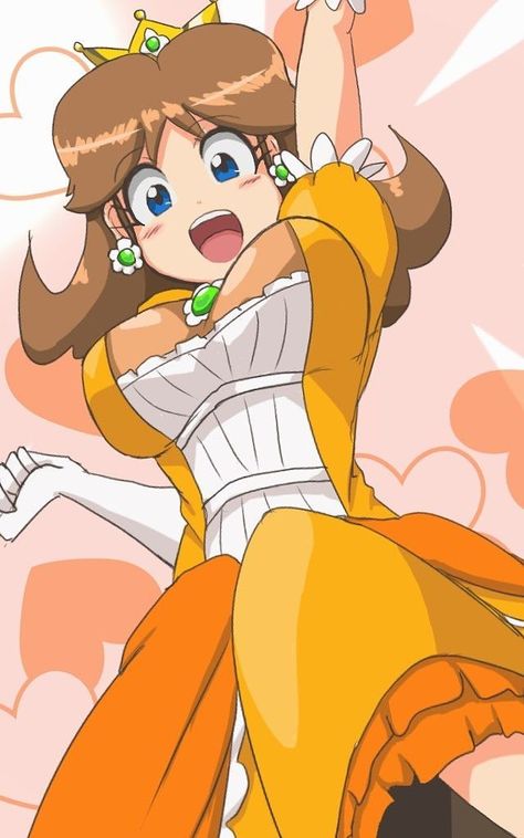 Princesa Peach Cosplay, Daisy X Luigi, Princess Peach And Daisy, Mario Princess Daisy, Peach And Daisy, Super Mario Fanart, Luigi And Daisy, Mario Funny, Mario Fanart