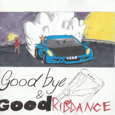 Wasted Juice Wrld, Good Riddance Wallpaper, Goodbye And Good Riddance, Juice World, Rapper Wallpaper Iphone, Dead Man Walking, Chalkboard Background, Good Riddance, Music Album Covers