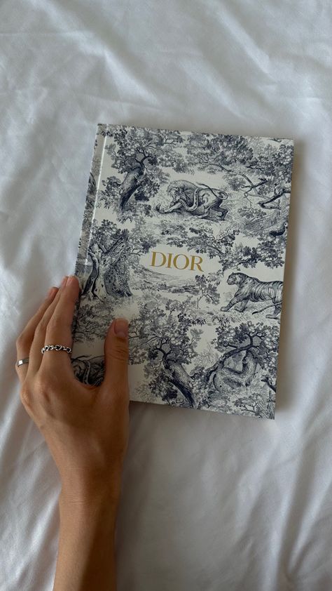 Designer Books Aesthetic, Dior Book Aesthetic, Dior Journal, Dior Notebook, Aesthetic Dior, Dior Lip Oil, Dream Word, Dior Aesthetic, Dior Lip