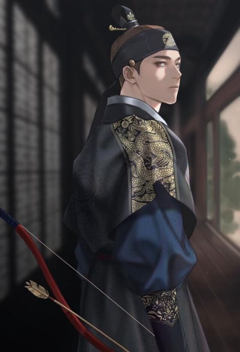 Ancient Korean Clothing, Asian Anime, Prince Drawing, Ancient Korea, Manhwa Art, Korean Characters, Prince Clothes, Warrior Outfit, Anime Prince