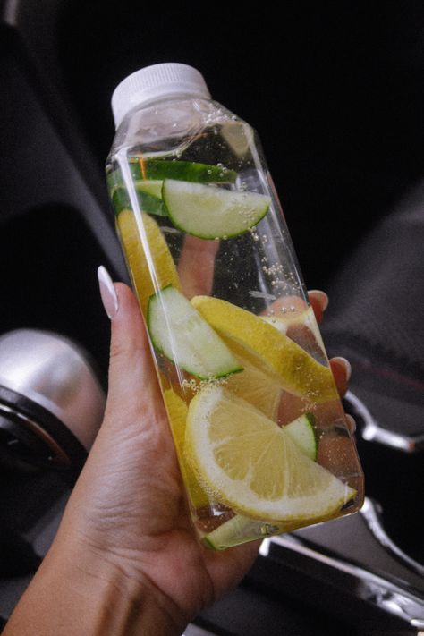 Gallon Water Aesthetic, Detox Water Aesthetic, Water Drink Aesthetic, Hydration Aesthetic, Lemon Water Aesthetic, Water Captions, Detoxifying Drinks, Winter Arc, Water Aesthetic