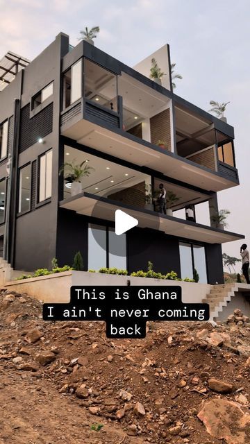 Dre Taylor on Instagram: "Put yo mama on the phone, I ain't never coming home. Ghana Nights. #allblack #realestate #blackexpat" Ghana Homes Design, Ghana Homes, On The Phone, Modern Windows, Container Homes, Coming Home, Container House, Ghana, Floor Plans