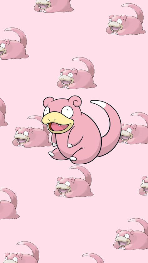 #slowpoke #wallpaper #pokemon #wallpaperpokemon Slowpoke Wallpaper, Slowpoke Pokemon, Pokemon Pink, Wallpaper Pokemon, Pokemon Wallpaper, Ios Wallpapers, Pokemon Fan Art, Pokemon Fan, Phone Wallpaper