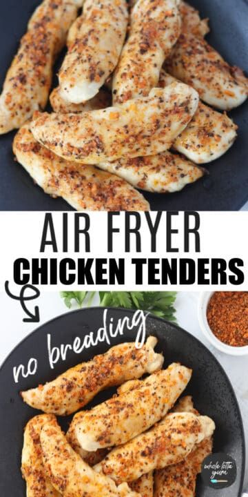 Healthy Air Fryer Chicken, Homemade Chicken Tenders, Air Fryer Chicken Tenders, Healthy Air Fryer, Air Fryer Oven Recipes, Air Fry Recipes, Chicken Tenderloins, Air Fried Chicken, Air Fryer Recipes Chicken