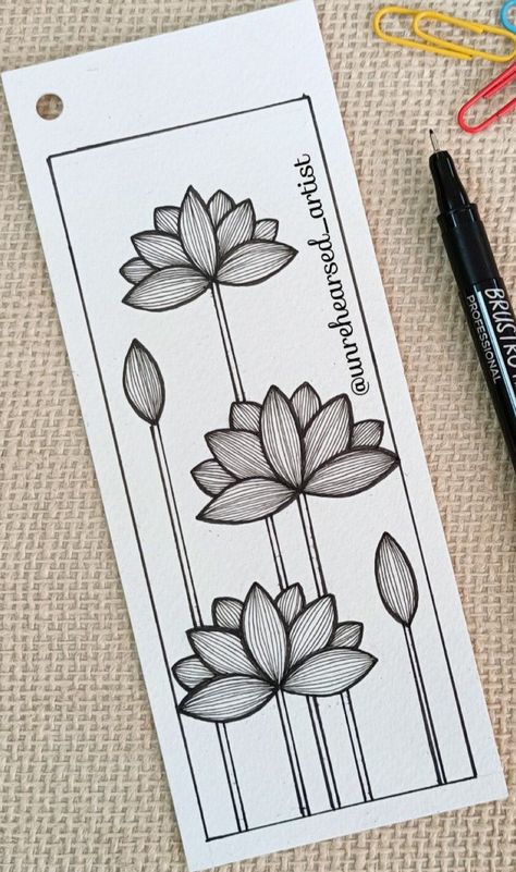 Bookmarks Diy, Handmade Bookmarks Diy, Zen Doodle Patterns, Handmade Bookmarks, Zen Doodle Art, Beauty Art Drawings, Art Pencil, Zen Doodle, Diy Creative Crafts