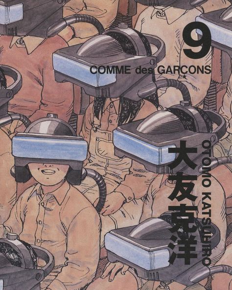 @sabukaru.online on Instagram: “Comme des Garçons W/ Otomo Katsuhiro Collaboration [Spring/Summer 2013] Every year Comme des Garçons’s Rei Kawakubo collaborates with…” Katsuhiro Otomo Comme Des Garcons, Otomo Katsuhiro, Katsuhiro Otomo, Vintage Poster Design, Rei Kawakubo, One Piece Drawing, Cyberpunk Art, Comme Des Garcons, Fresh Air