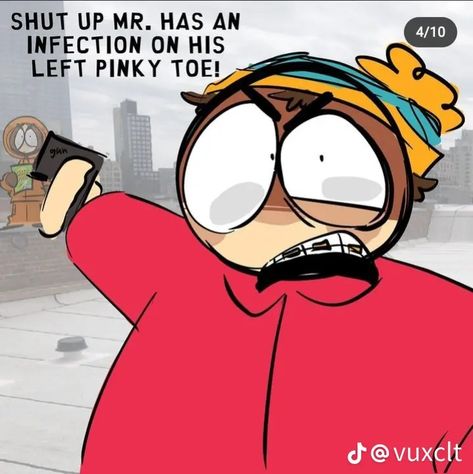 Mrs Tucker South Park, Cartman With Implants, Cartman Respect My Authority, Park Drawing, Kenny’s Parents South Park, Park Pics, South Park Plushies Memes, Eric Cartman, South Park Anime