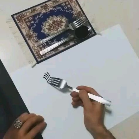 Art promotion on Instagram: "Calligraphy artist uses a fork instead of a pen! Rate from 1-10!...... Art credit- @yaziyolcusu Tag an Art" Calligraphy Artist, Art Promotion, A Pen, January 1, Promotion, Calligraphy, Pen, 10 Things, On Instagram