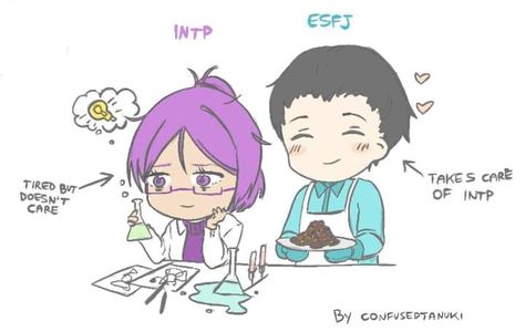 Esfj And Intp Relationship, Intp X Esfj Art, Intp Relationships, Queen's Gambit Aesthetic, Mbti Intp, Intp Entp, 16 Personality Types, The 16 Personality Types, Chibi Manga