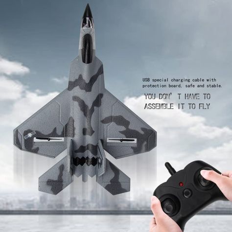 Ships within 24 Hours or Less! Buy This Product Form Our Website For Your Amazing Party! RC Plane - 2 Channels Remote Control Airplane Ready to Fly,RC Airplane with 6-Axis Gyro,Remote Control Plane for Kids Boys Adults Beginner Girls,Easy to Fly RC Jet Shop at https://www.howdytoy.com/product/rc-plane-2-channels-remote-control-airplane-ready-to-flyrc-airplane-with-6-axis-gyroremote-control-plane-for-kids-boys-adults-beginner-girlseasy-to-fly-rc-jet Plane Toys, Remote Control Plane, Electric Aircraft, Airplane Kids, F22 Raptor, Toy Plane, Outdoor Camera, Rc Planes, Rc Airplanes