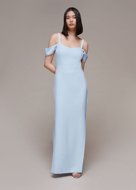 Bridesmaid Duty, Bridesmaid Duties, Full Length Dress, Dress Inspo, Elegant Party, Modern Dress, Maxi Dress Blue, Pale Blue, Dresses For Women